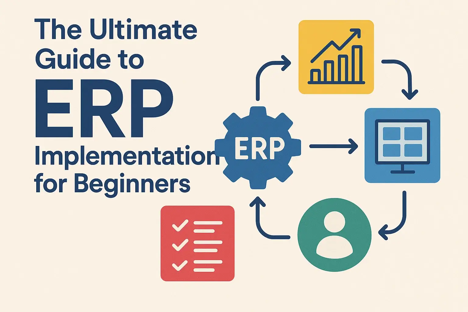 The Ultimate Guide to ERP Implementation for Beginners Hero Image